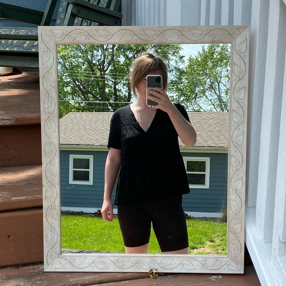 Black babydoll tee
